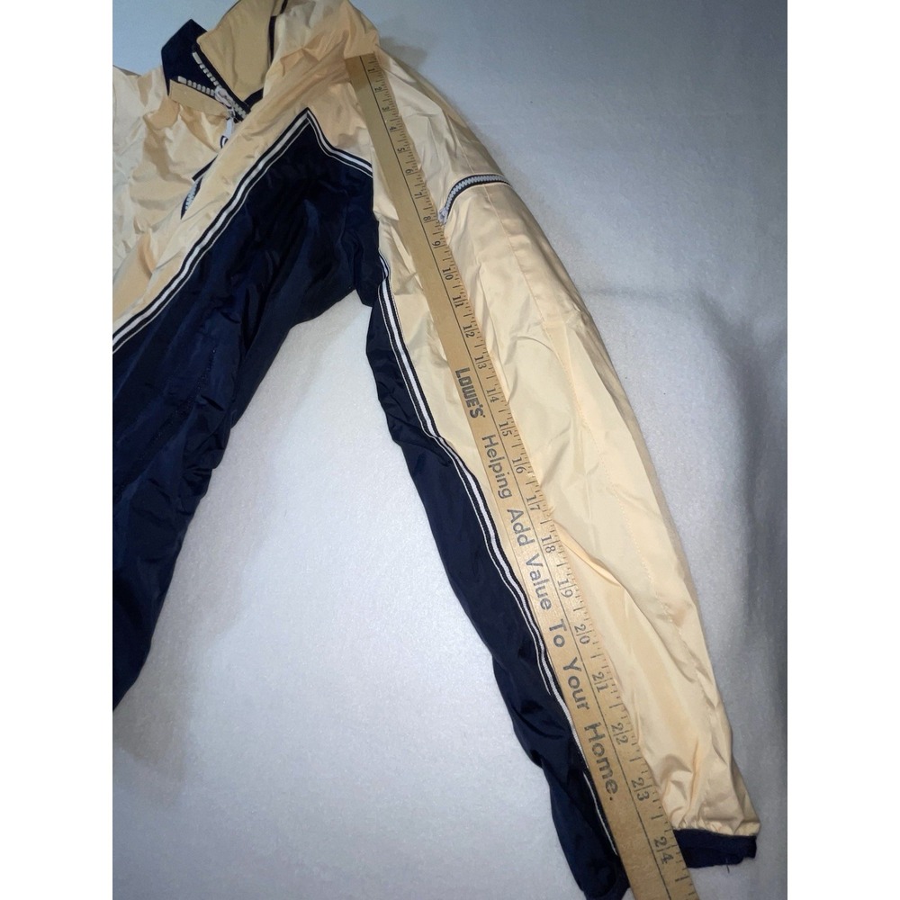 FUDA Sport Womens Jacket Blue Pastel Yellow Size Medium - Picture 10 of 11